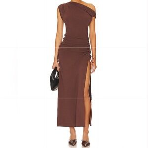 Original Sin Midi Dress in Chocolate